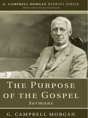 cover image of The Purpose of the Gospel